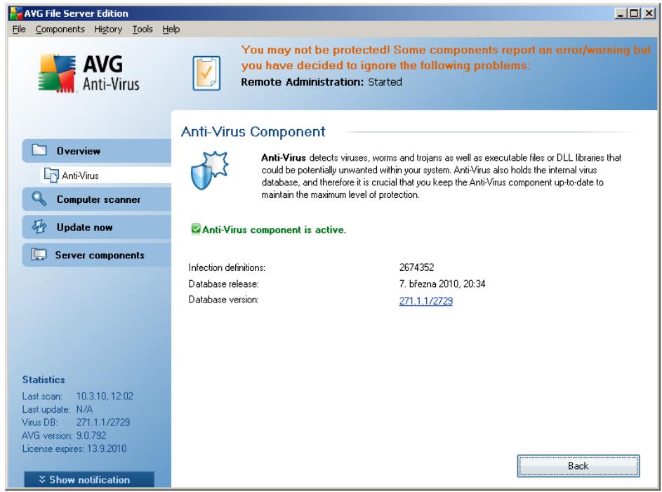 GRISOFT AVG 9.0 FILE SERVER - Anti-Virus Interface - 1