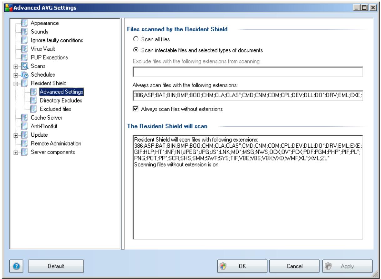 GRISOFT AVG 9.0 FILE SERVER - Advanced Settings - 1