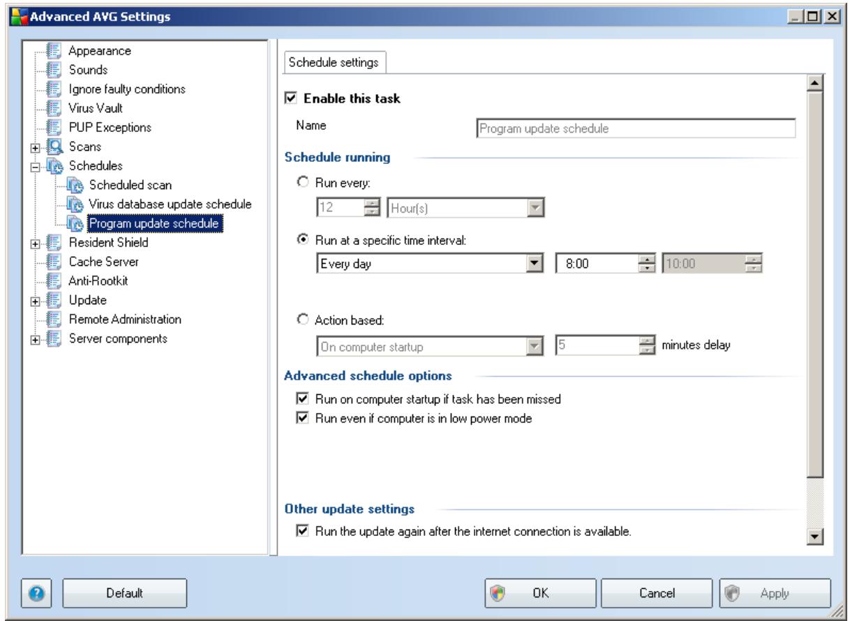 GRISOFT AVG 9.0 FILE SERVER - Program Update Schedule - 1