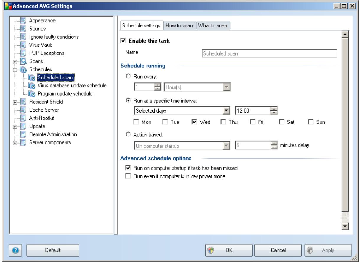 GRISOFT AVG 9.0 FILE SERVER - Scheduled Scan - 1