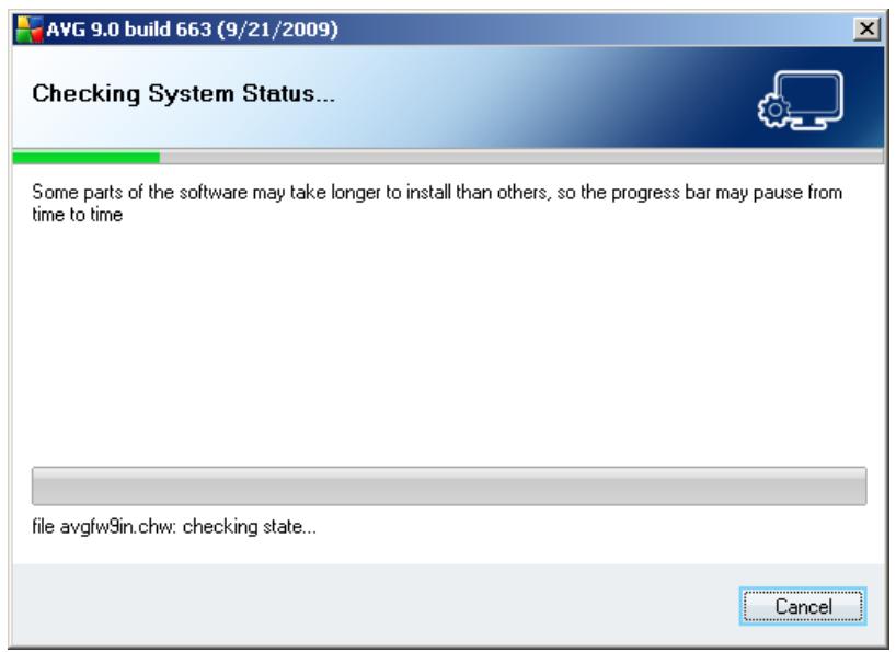 GRISOFT AVG 9.0 FILE SERVER - Checking System Status - 1