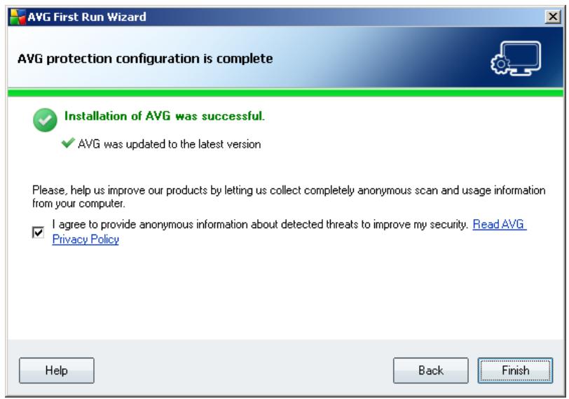 GRISOFT AVG 9.0 FILE SERVER - AVG protection configuration is complete - 1