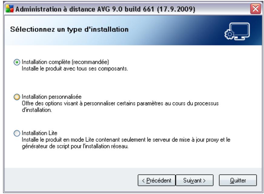 GRISOFT AVG 9.0 INTERNET SECURITY EDITION ENTREPRISE - Type d'installation - 1