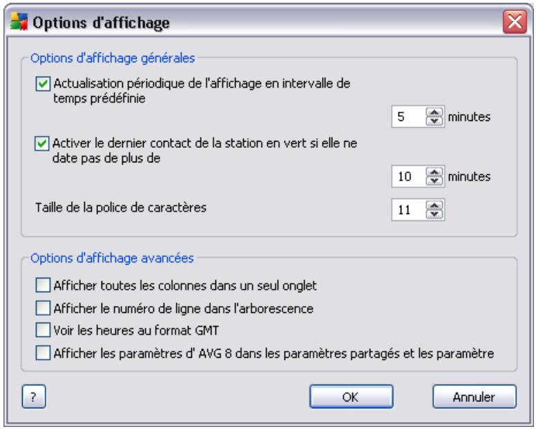 GRISOFT AVG 9.0 INTERNET SECURITY EDITION ENTREPRISE - Menu affichage - 2