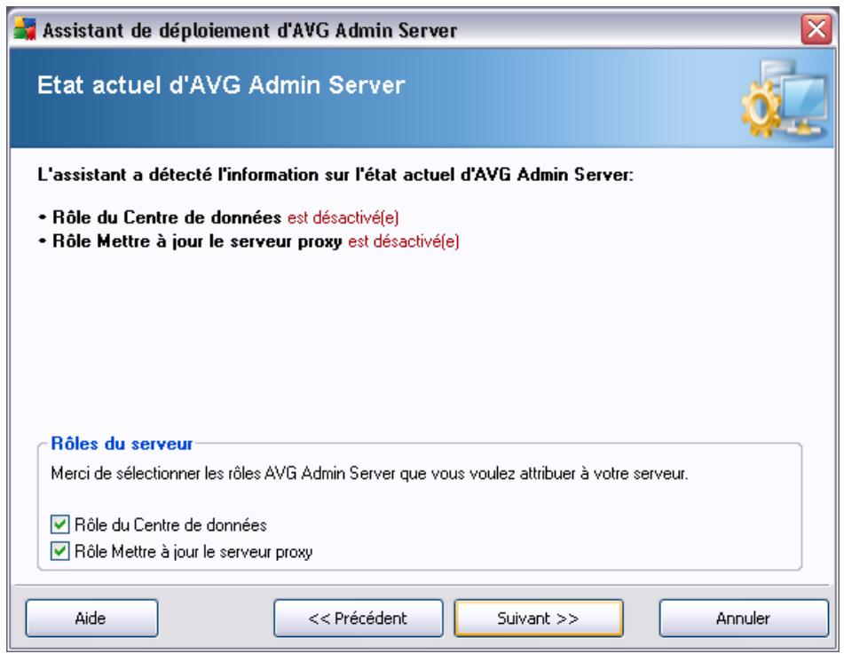 GRISOFT AVG 9.0 INTERNET SECURITY EDITION ENTREPRISE - Sélection des rôles - 1