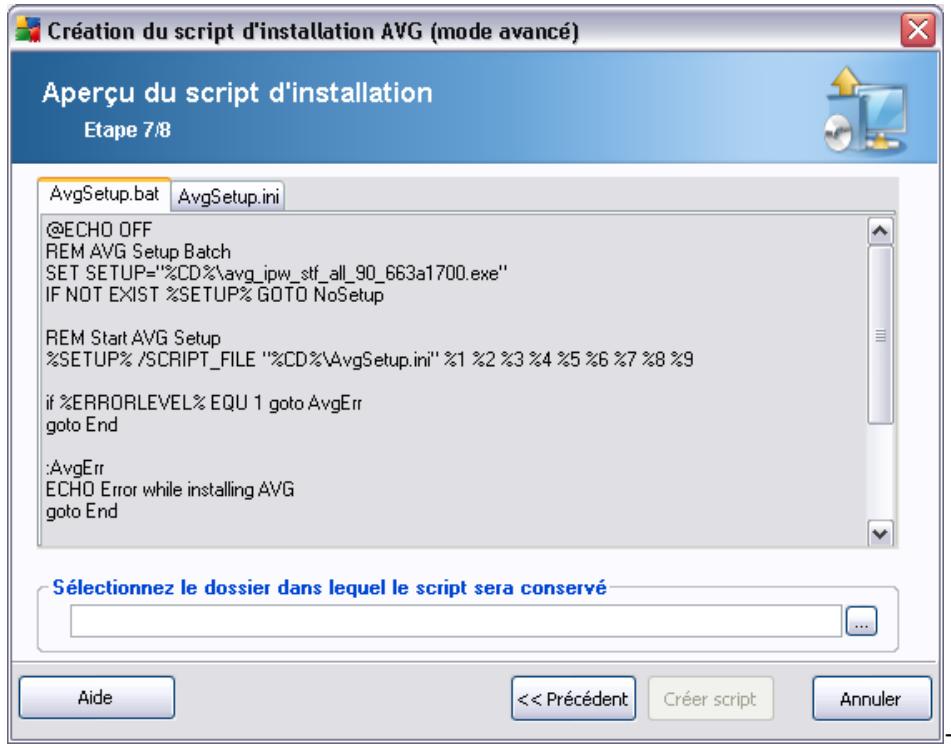 GRISOFT AVG 9.0 INTERNET SECURITY EDITION ENTREPRISE - Création du script d'installation d'avg - 7