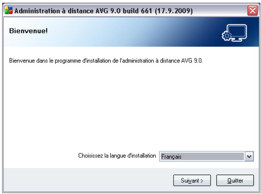 GRISOFT AVG 9.0 INTERNET SECURITY EDITION ENTREPRISE - Sélection de la langue - 1