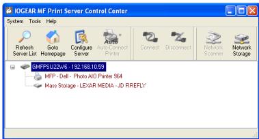 IOGEAR GMFPSU22W6 - Configuring the Server IP - 1