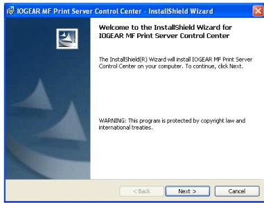 IOGEAR GMFPSU22W6 - Software Installation - 2