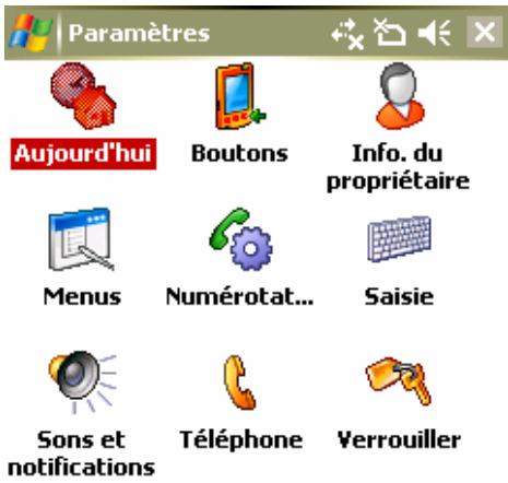 PALM TREO 750V - Modification de la connexion web sur palm treo 750V - 2