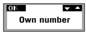 KONFTEL 200NI - Own MSN-number (default: none) - 5