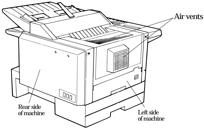 MURATEC F-160 - Keep the air vents clean - 1