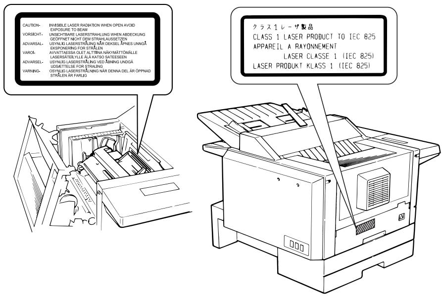 MURATEC F-160 - Warning labels - 1