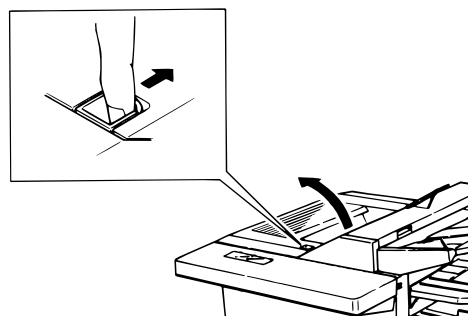 MURATEC F-160 - To clear a printout jammed at the paper cassette: - 2