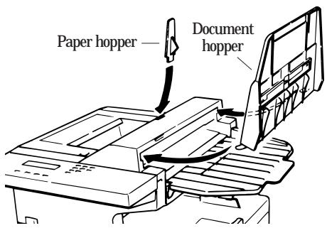 MURATEC F-160 - Attaching the parts - 2