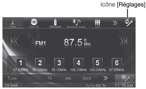 ALPINE INE-W990BT - Procédure de configuration - 1