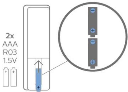 PHILIPS 55PUS6753 - Piles et nettoyage - 1
