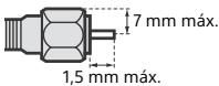 SONY KDL32WD750 - Recomendación sobre el conector de tipo F - 1