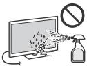 SONY KDL32WD750 - Utilizar e limpar o ecrã/a caixa do televisor - 1