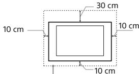 SONY KDL32WD750 - Luftzirkulation - 1