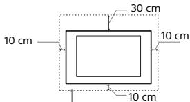 SONY KDL32WD750 - Ventilação - 1