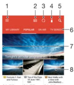 SONY F3311 - The Video application - 1