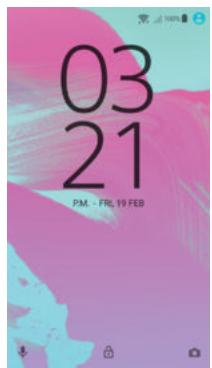 SONY F3311 - Locking and unlocking the screen - 1