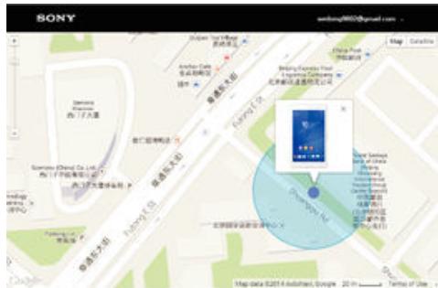 SONY F3311 - Finding a lost device - 1