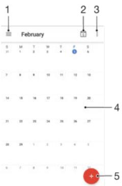 SONY F3311 - Calendar - 1