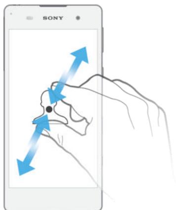SONY F3311 - Using the touchscreen - 3