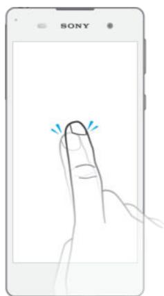 SONY F3311 - Using the touchscreen - 1