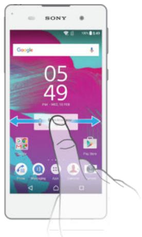 SONY F3311 - To browse the Home screen - 1