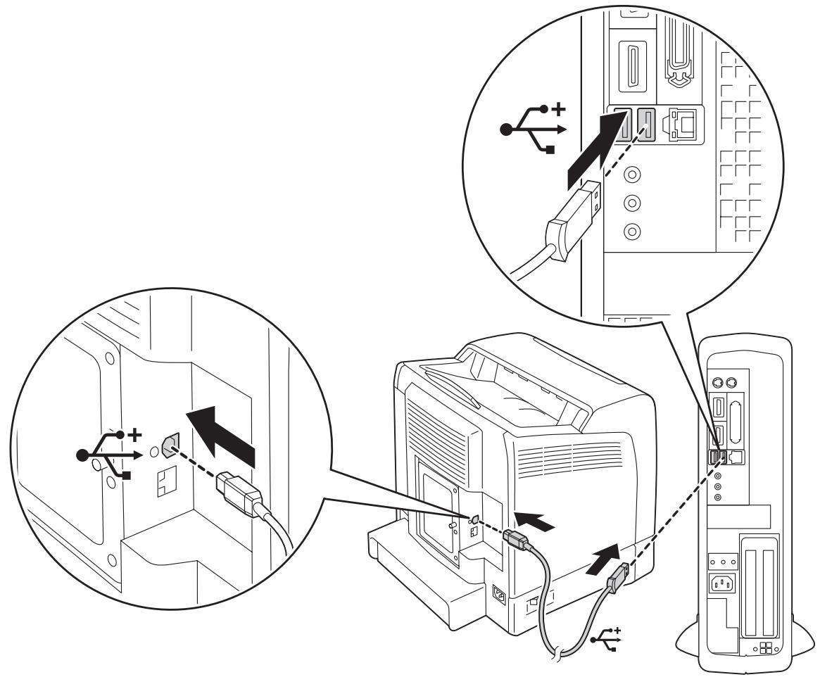 EPSON ACULASER C2900N - USB Connection - 1
