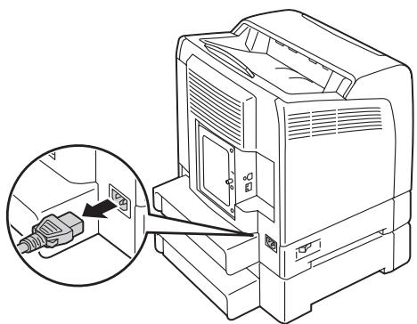 EPSON ACULASER C2900N - Removing the Optional 250-Sheet Paper Cassette Unit - 2