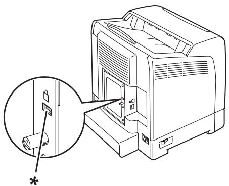 EPSON ACULASER C2900N - Securing the Printer - 1