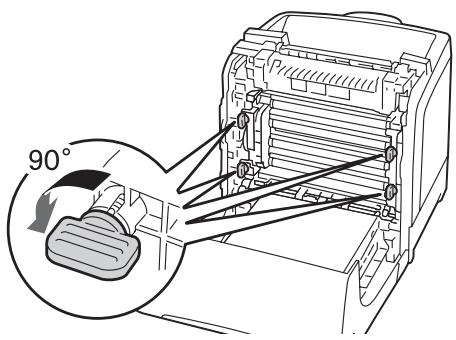 EPSON ACULASER C2900N - Cleaning Inside the Printer - 4