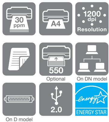 EPSON ACULASER M2300DTN - Epson AcuLaser M2300D series - 2