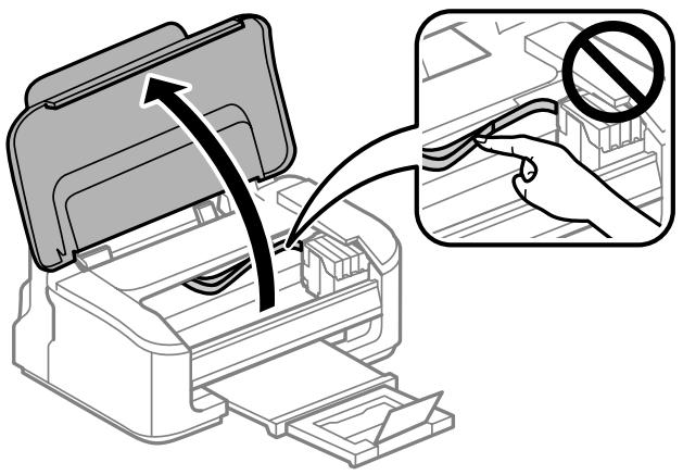 EPSON WORKFORCE WF-2010W - Open the printer cover. - 1