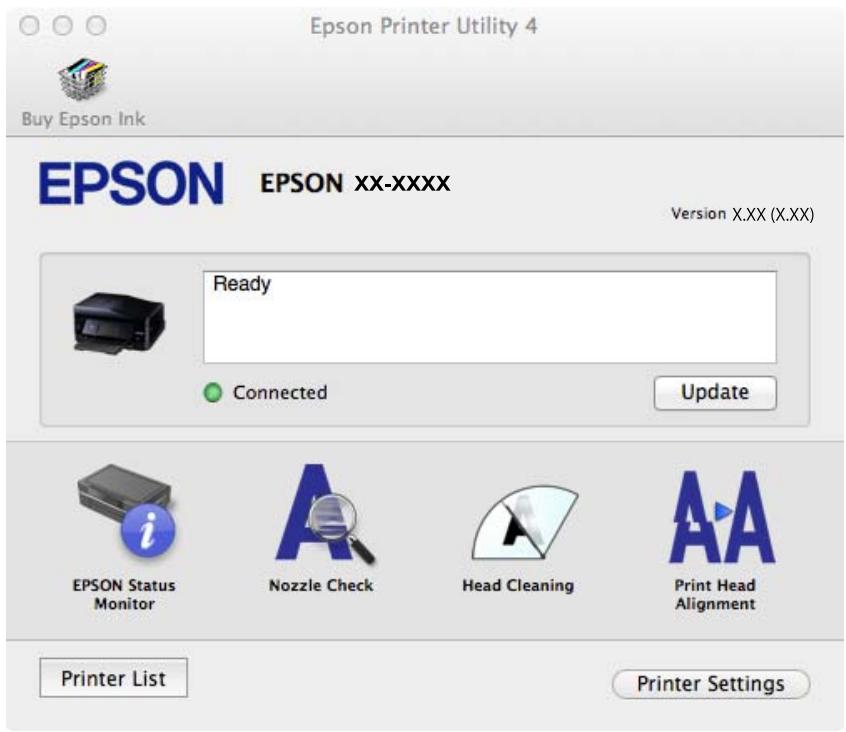 EPSON XP 760 - Epson Printer Utility - 1