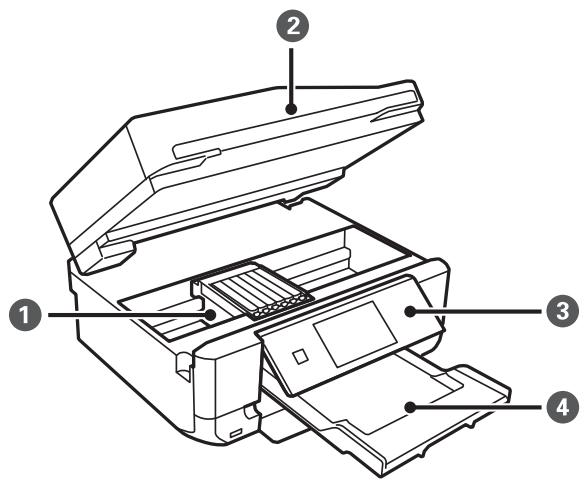 EPSON XP 760 - Part Names and Functions - 2