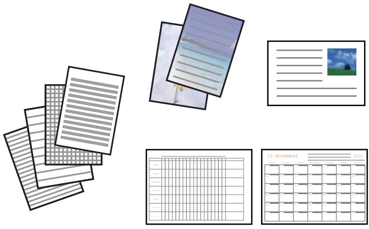 EPSON XP 760 - Printing Original Writing Paper and Calendars - 1