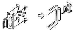 PANASONIC SA HE 70 - Using the antenna holder - 1