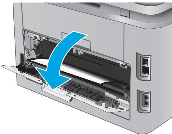 HP LASERJET PRO MFP M277DW - Clear paper jams in the rear door and the fuser area - 1
