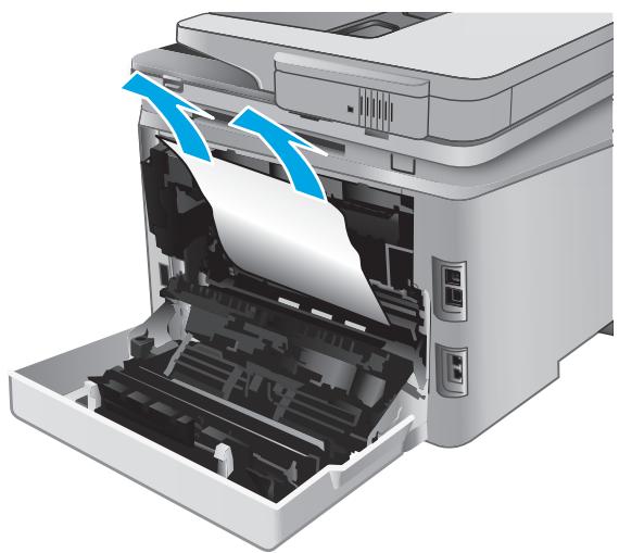 HP LASERJET PRO MFP M277DW - Clear paper jams in the duplexer (duplex models only) - 2