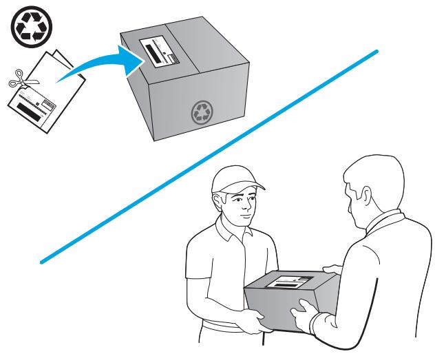 HP LASERJET PRO MFP M277DW - Remove and replace the toner cartridges - 13