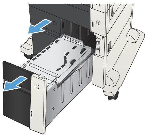 HP LASERJET ENTERPRISE 700 M712XH - Clear jams in the 3,500-sheet high-capacity tray - 1