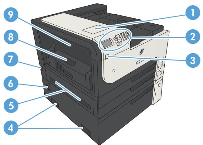 HP LASERJET ENTERPRISE 700 M712XH - Product front-left view - 1