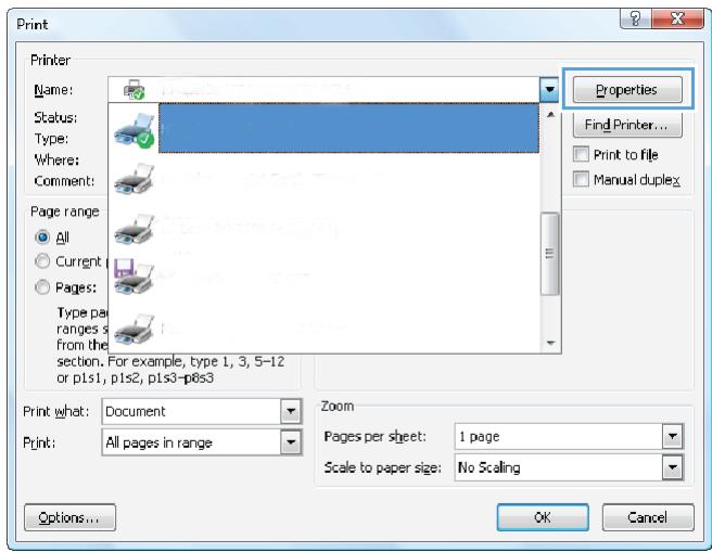 HP LASERJET ENTERPRISE 700 M712XH - Use a printing shortcut (Windows) - 1