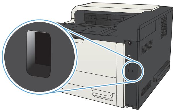 HP LASERJET ENTERPRISE 700 M712XH - Lock theformatter cage - 1
