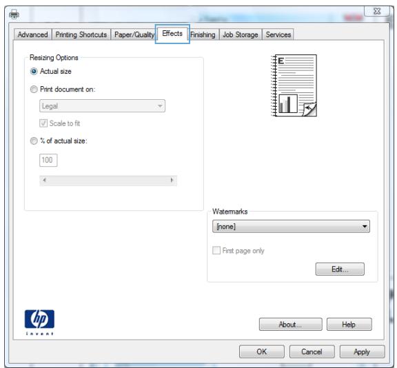 HP LASERJET ENTERPRISE 700 M712XH - Scale a document to fit page size (Windows) - 2